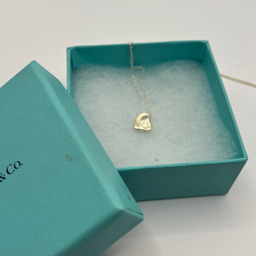 Tiffany & Co. Elsa Peretti Full Heart Pendant Necklace – 18” Sterling Silver